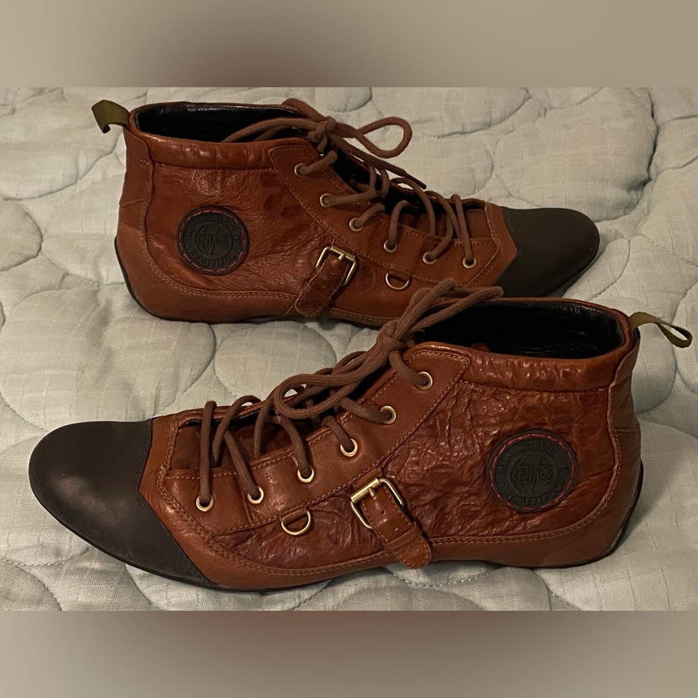 KENZO vintage leather ankle boots size 7